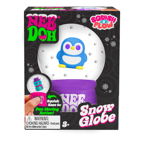 NeeDoh Squish N Flow Snow Globe v4010
